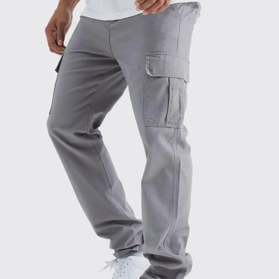 Мужские брюки-карго с логотипом