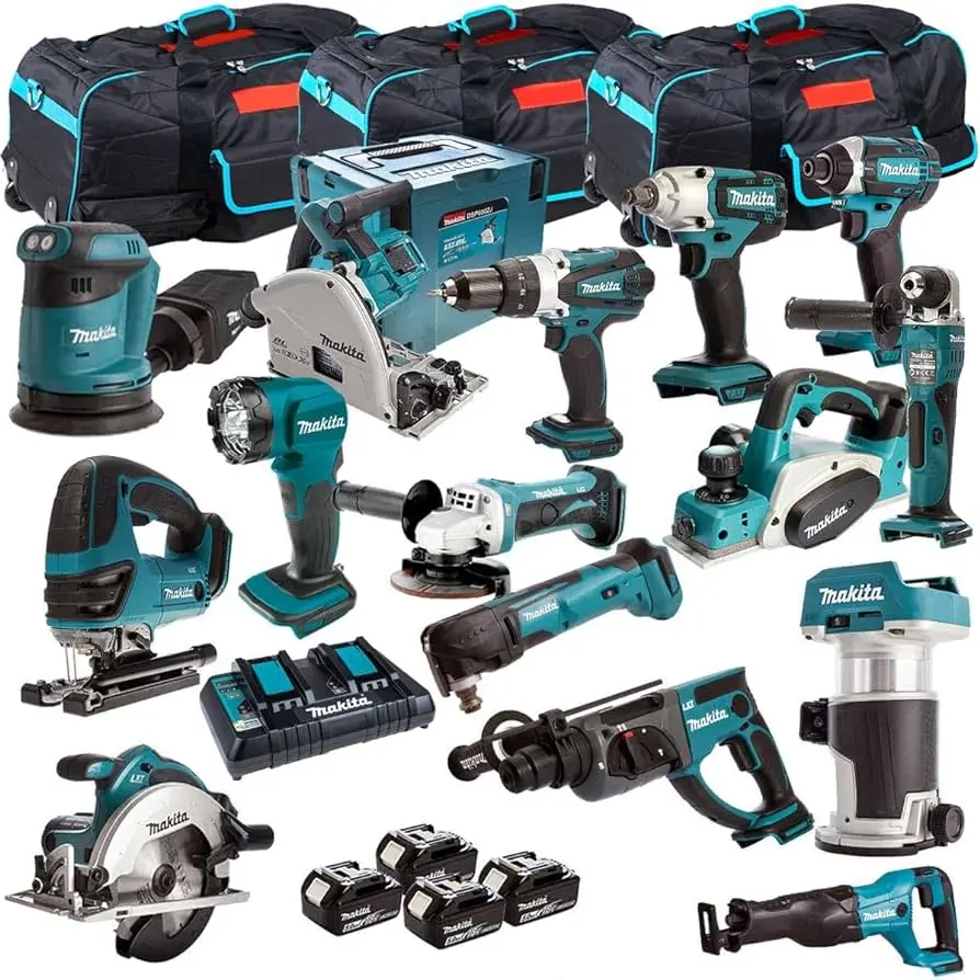New Makitas LXT1500 18-Volt LXT Lithium-Ion Combo 15 Tools in Kit