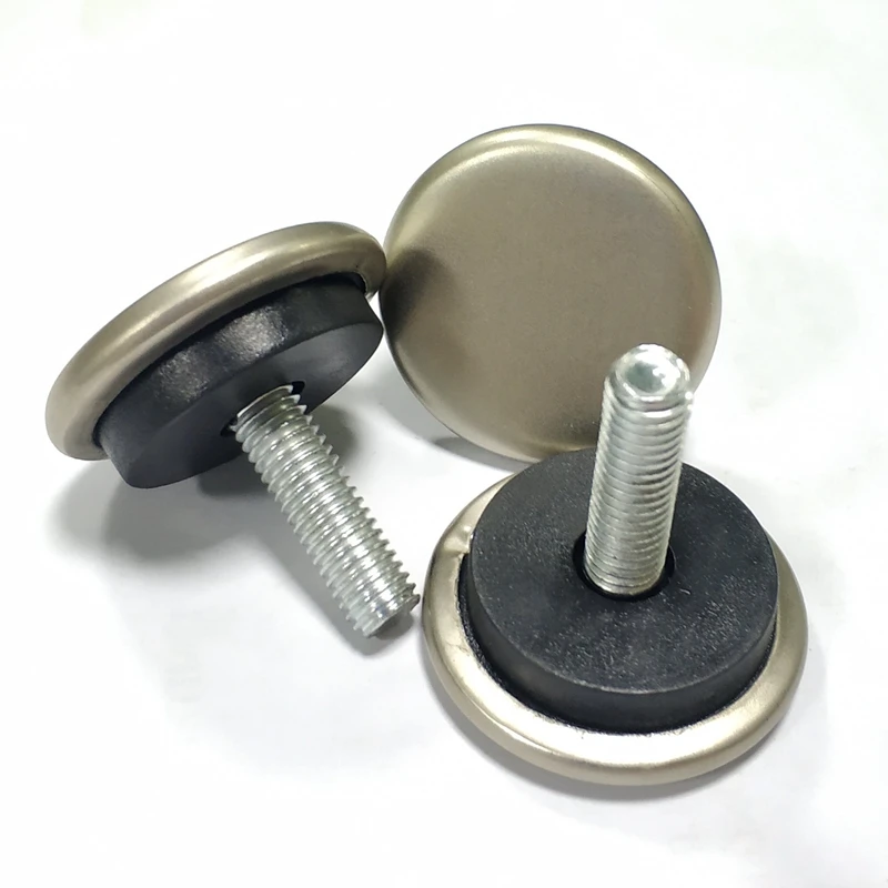 Large Stock Furniture Adjustable Industrial Rubber Foot Levelers Level Pad For Adjustable Table Legs