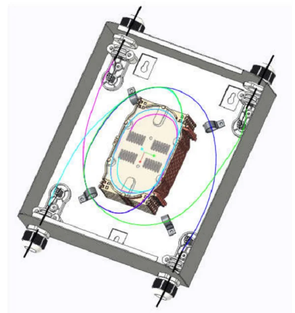 FTTX/Data Center Optic Fiber Cable Management Storage Box/Container Wall mounted