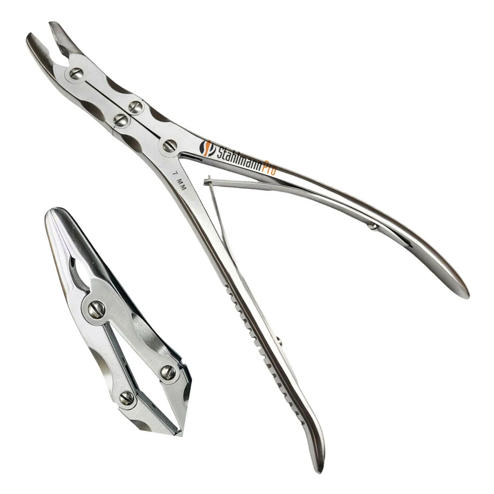 Bone Rongeurs 24cm Orthopedic Stainless Steel Cutting Tools Bite 7 mm Surgical Orthopedic Bone Rongeurs