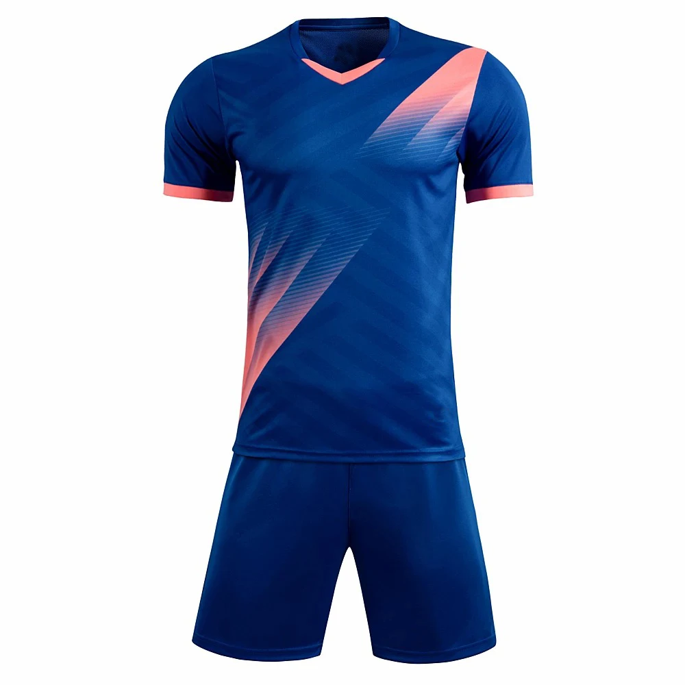 2022 Team Wear Customize Soccer Uniform Jersey Set Football Sublimated Shirt Shorts Football Clothing Two Piece