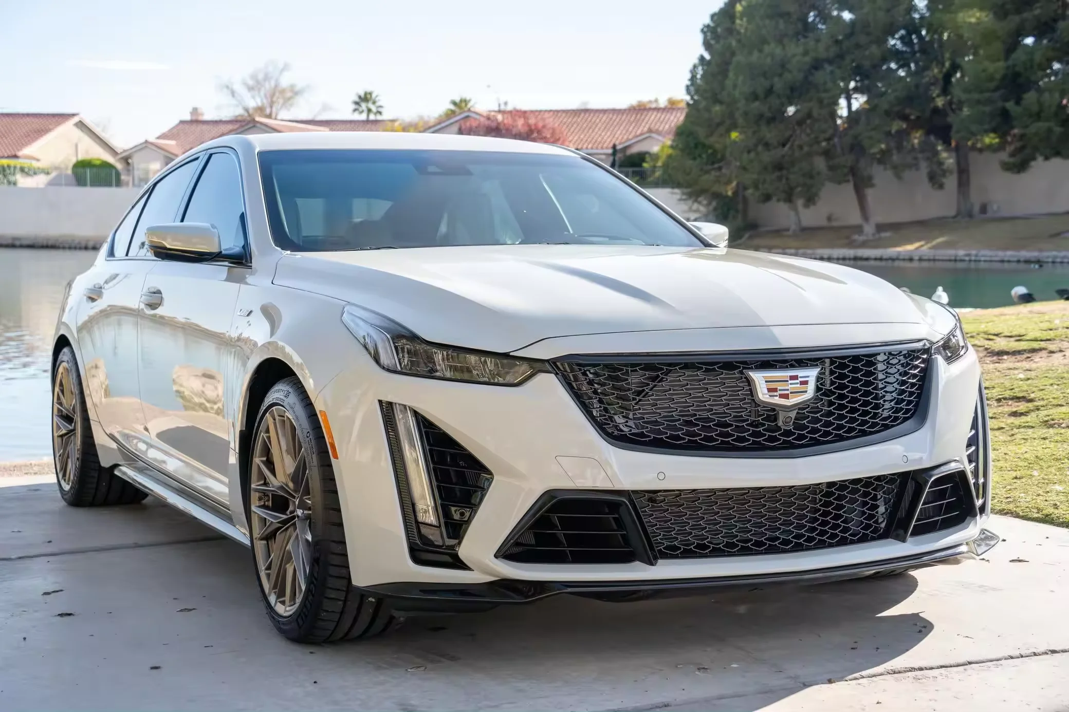 USED 2023 Cadil lac CT5-V Blackwiing 6-Speed Manual 668-hp Supercharged V8 Highly Optioned 6.2L Supercharged V8 Engine