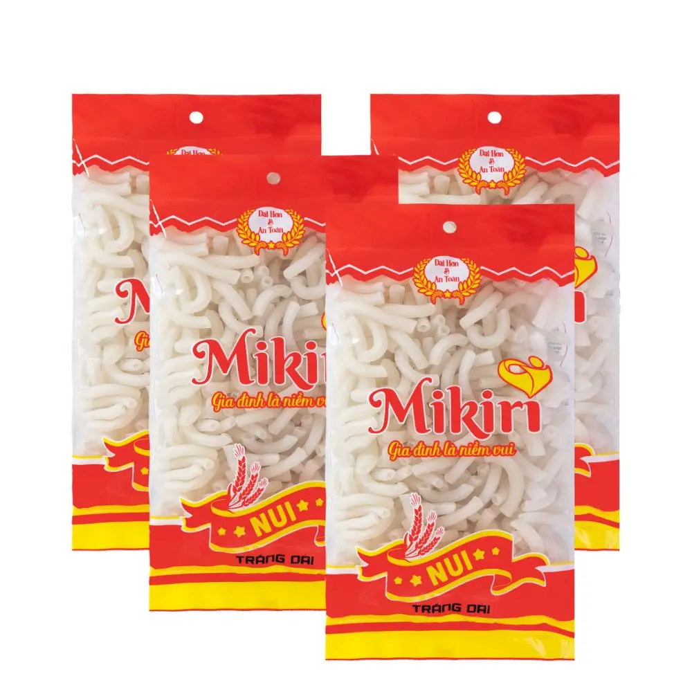 Quality Macaroni Long White Tube - Vietnamese Dry food Food Safety and Hygiene Certificate Pasta Spaghetti White Macaroni short
