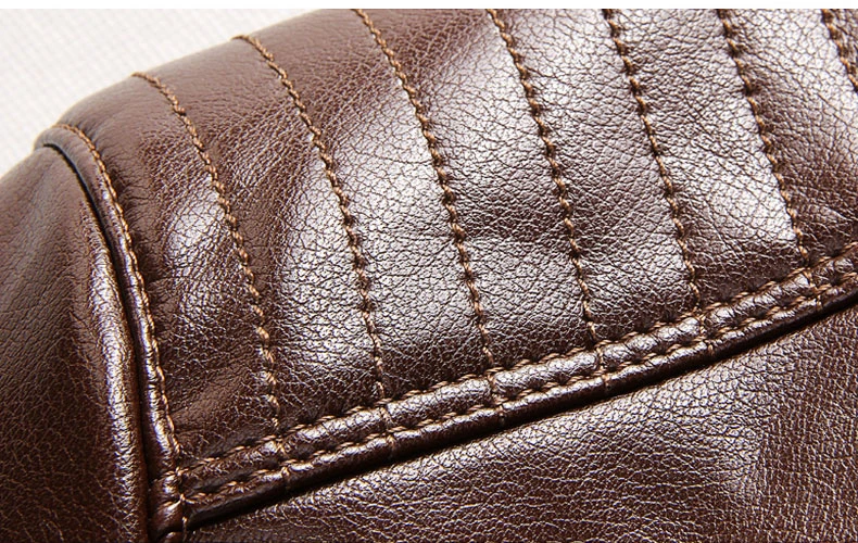 Hot Selling pure Leather Mens Jacket Breathable warm anti wind High Street Mens Jacket From Pakistan Wholesale