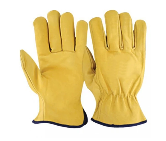 Best Leather Driving gloves wholesale price good quality Cow split driving gloves hand protective leather safety gloves