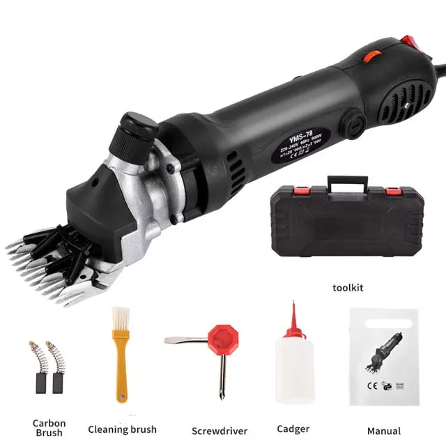 low cost wholesale Lithium Battery Electric Clipper Trimmer Animal Shaving Wool shear Pusher Rechargeable