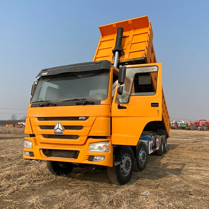 Used HOWO dump trucks 12 wheels SINOTRUK high quality tipper truck hot sale