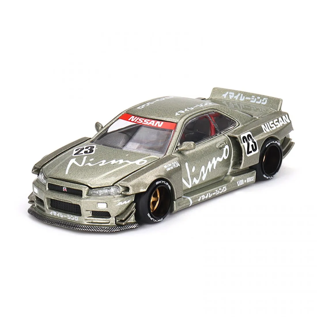 Mini GT x Kaido House KHMG103 1/64 Nissan Skyline GT-R R34 Kaido Works V4 Diecast Scale Model Car