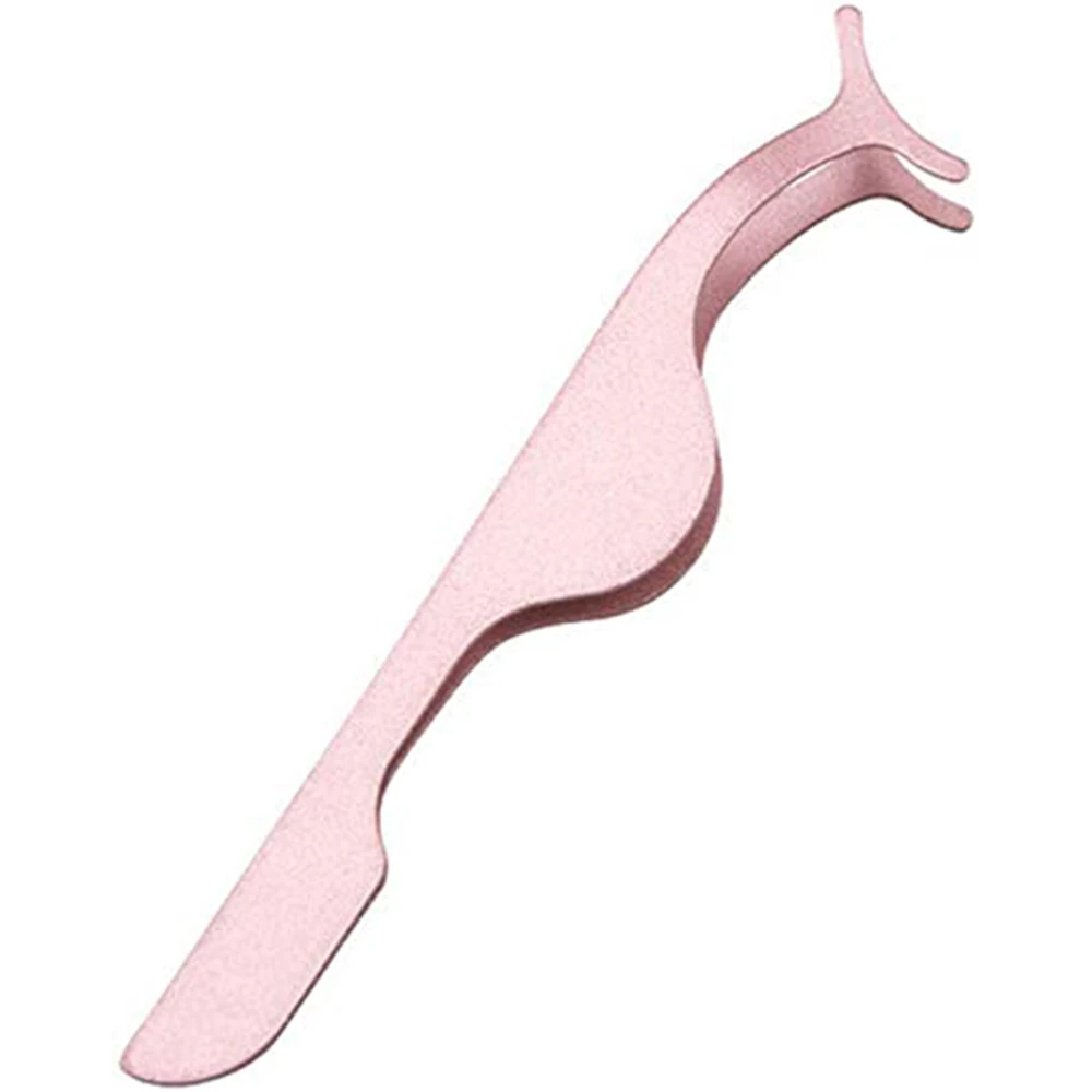 Wholesale Stainless Steel Eyelash Tweezers Bulk Sale Fake Lash metal Applicator Custom LOGO Holder