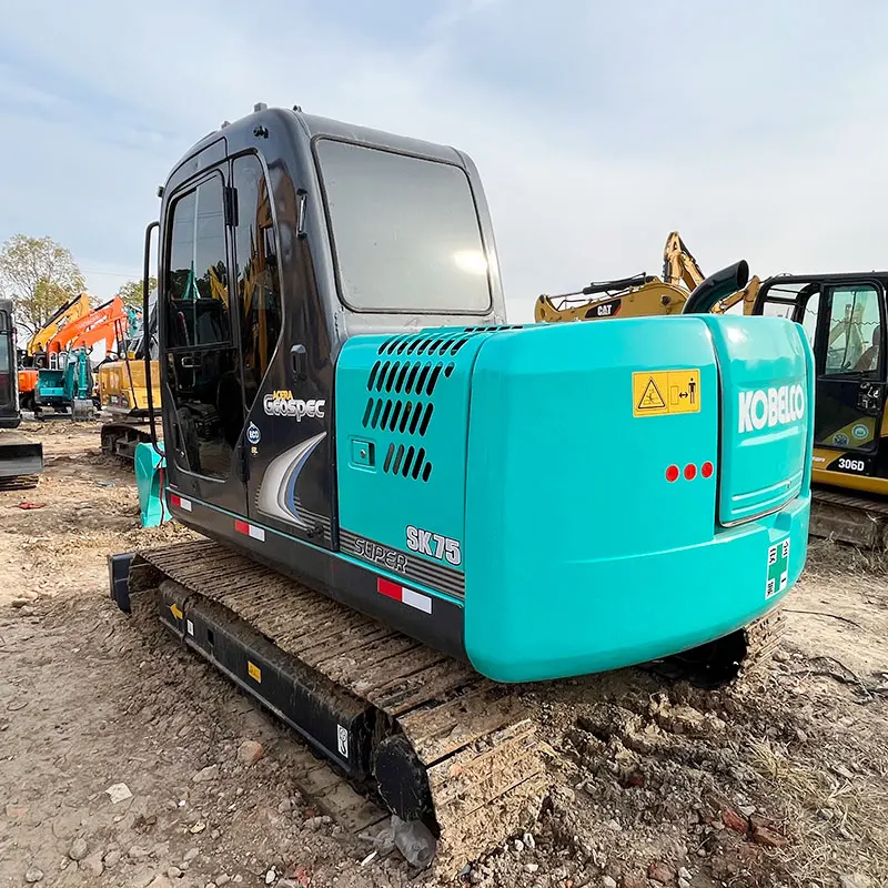 Экскаватор б/у Kobelco SK75 экскаватор SK75-8 SK55 SK50 SK60 SK70 мини-экскаватор низкая цена