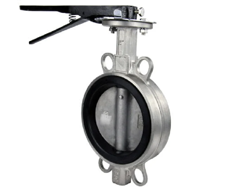 Professional Manufacturer Cast Iron EPDM Molding Wafer Type Butterfly Valve For Hot and Cold Domestic Water