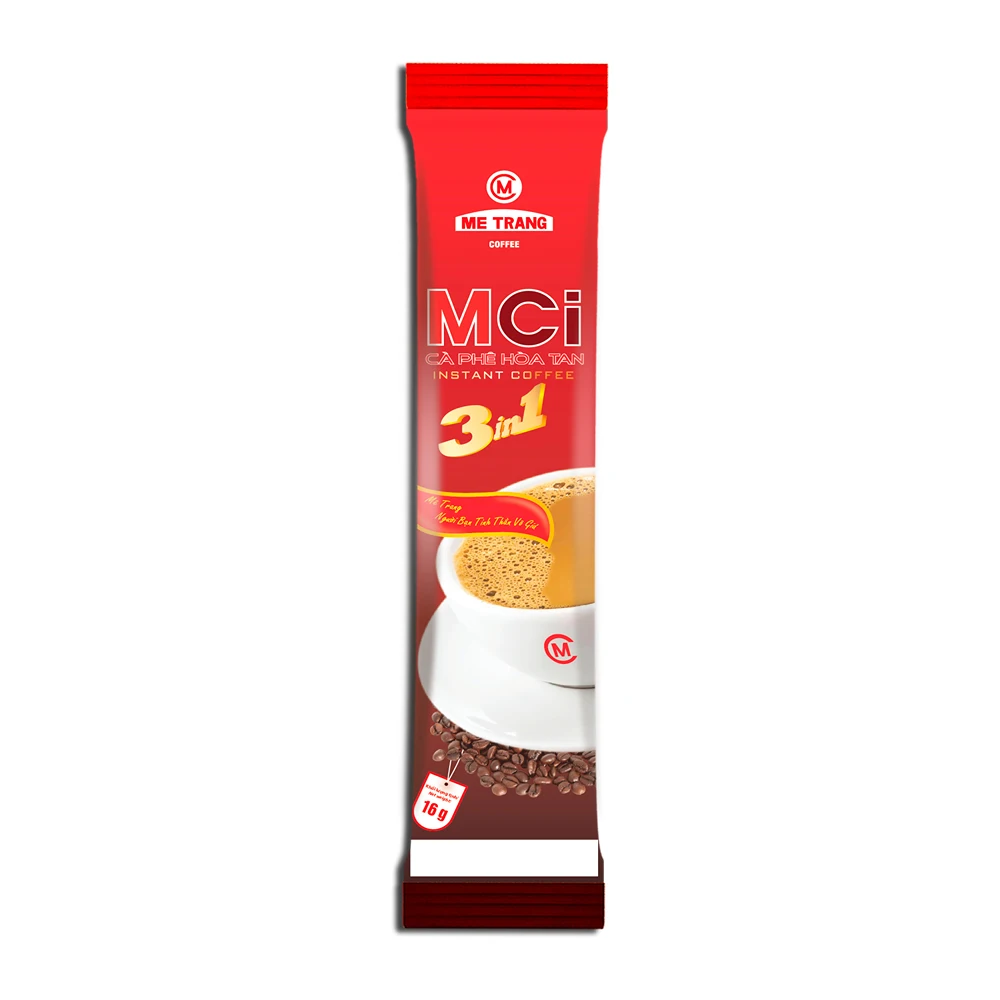 High Quality Price Reasonable Tasting Mellow Manufacturer instant coffee 3in1 Instant coffee 3in1 - 18 sticks/ box From Vietnam