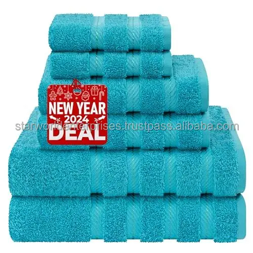 Cotton 100%  Luxury 70*140cm Soft Plush Large Size Grey Microfiber Bath Face Towel Sets for Home Hotel Salon Hair