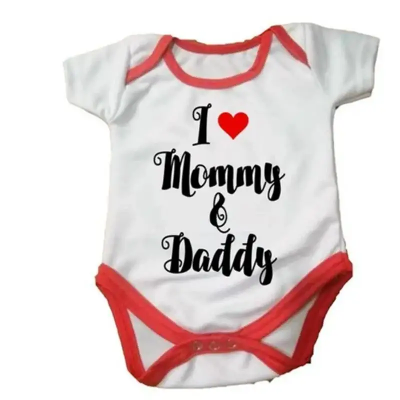 Newborn Baby Clothes Custom Logo Infant Bodysuit Romper Clothes Cotton Baby Onesie Factory Wholesale Popular Outfit 0-24M