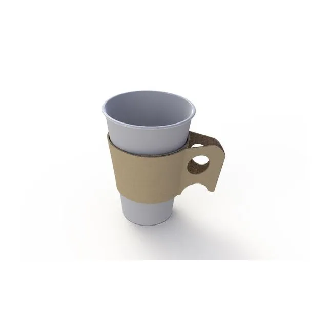 Hot drink paper cup sleeve paper cup jacket for coffee cup