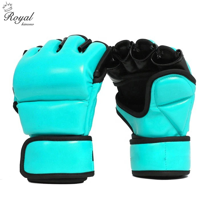 Free Customized Logo Wholesale Fight Grappling And Training Sparring Gloves MMA Leather Gloves
