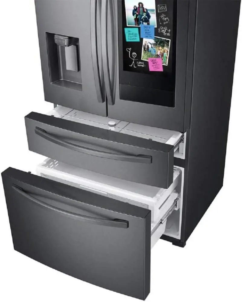 NEW SALE RF28R7551SG 28 cu. ft. 4-Door French Door Refrigerator with Family Hub(TM) - Black Stainless Steel