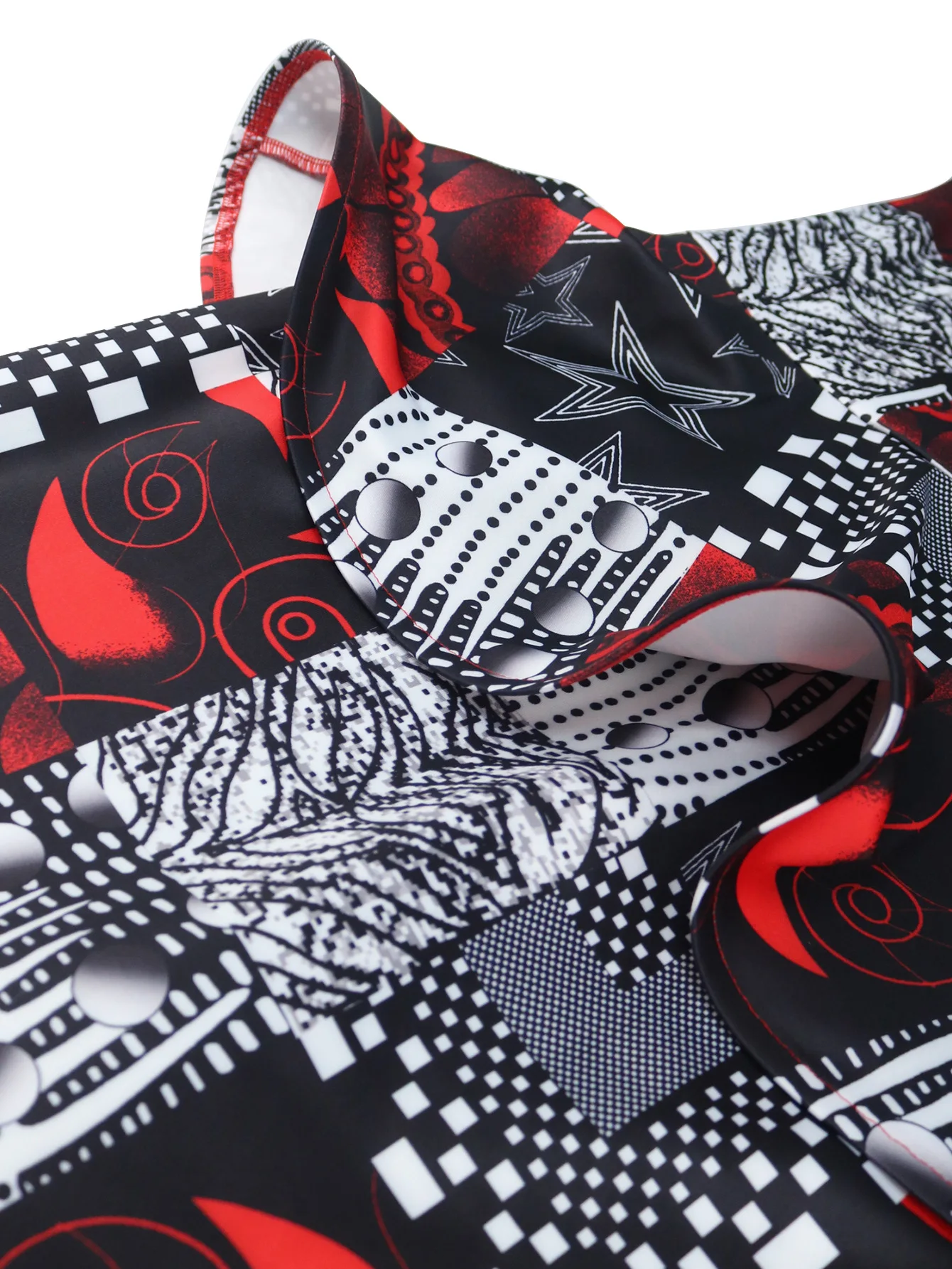 Print Hollow Out See Through Lace Peplum Christmas Women Evening Dress