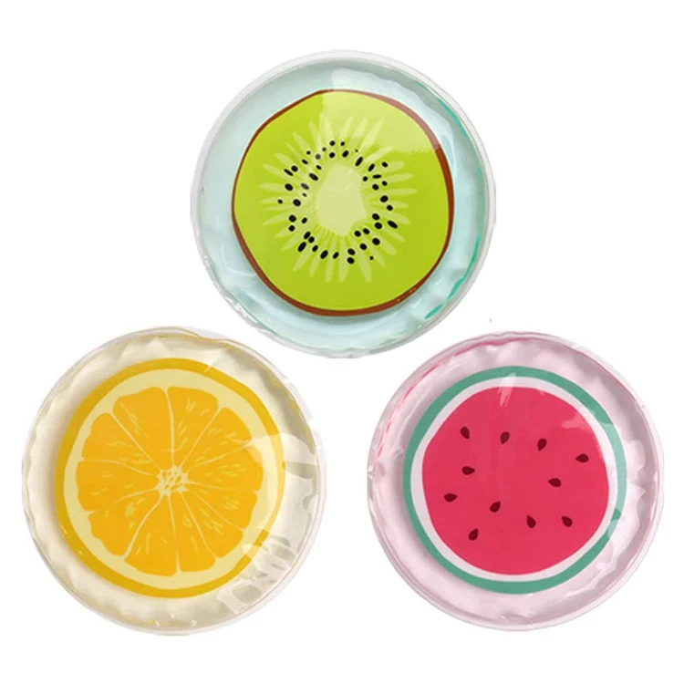 Trending Products 2024 New Arrivals Fruit Shape Ice Pack Kid Hot Cold Pack for Pain Relief