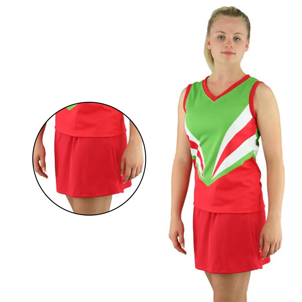 Custom Netball Uniforms and Dresses Sublimation Cheerleader Netball Uniform Quick Dry Women Netball Uniform