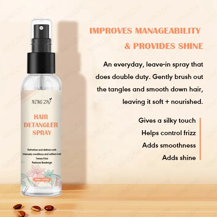 Cheaper natural wig detangler spray detangling spray for synthetic hair
