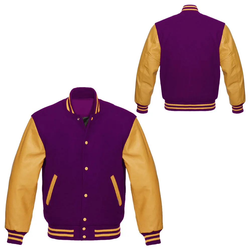 Custom Embroidery Men Cheap Letterman Varsity Jacket