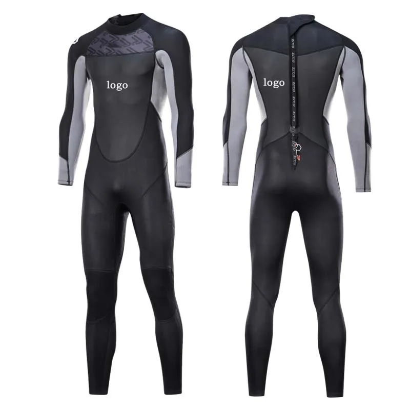 Surfing Wetsuit Wet Suit 3mm Neoprene Men Women Back Zip Long Sleeve Canyoning Heating-wetsuit Wetsuits