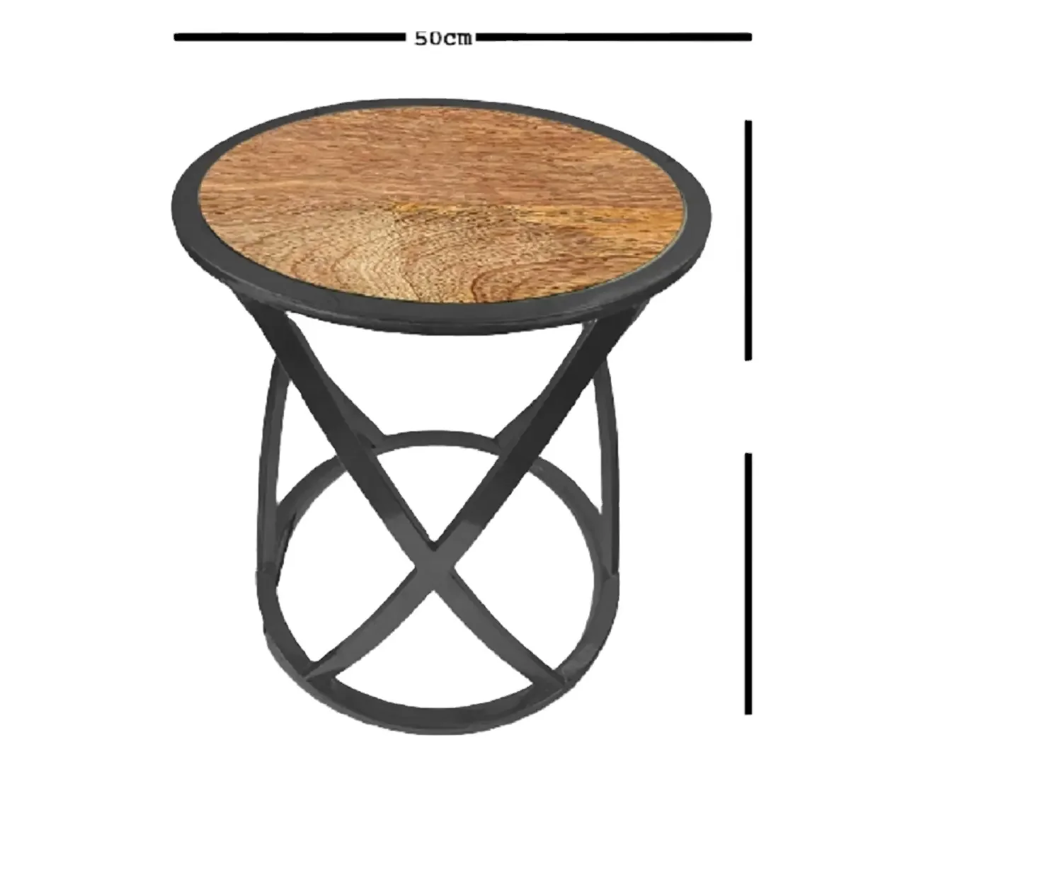 Durable Metal Coffee Table with Beautiful Wooden Top Perfect Blend and Function for Any Living Room or Office for Daily Use