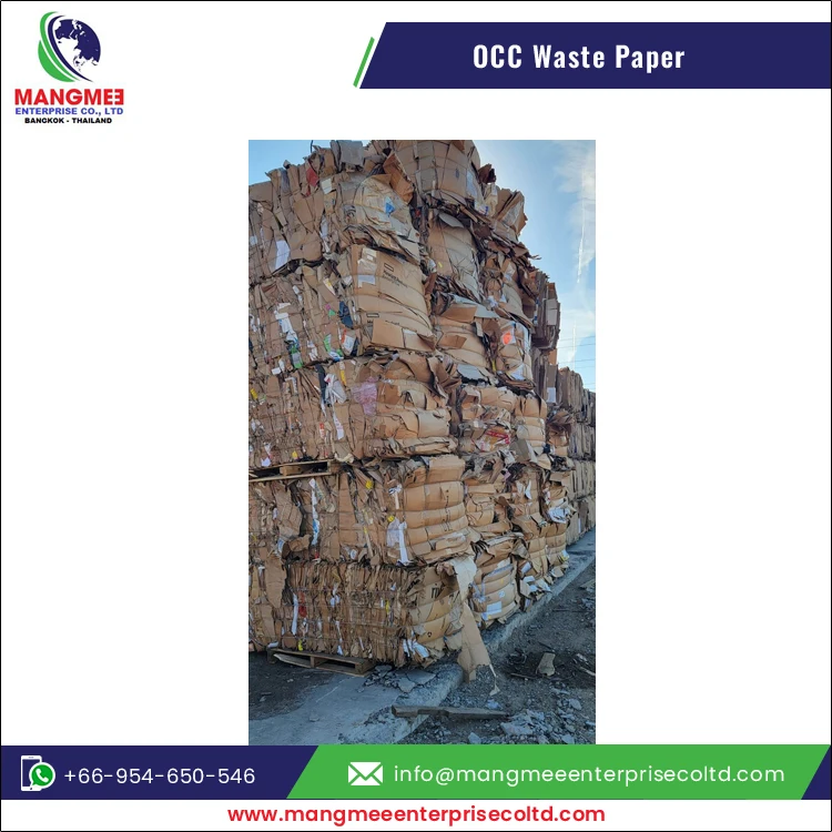 Thailand Origin Dealer Selling Excellent Paper Grade OCC Waste Paper Scrap for Recycling | Free Samples Available
