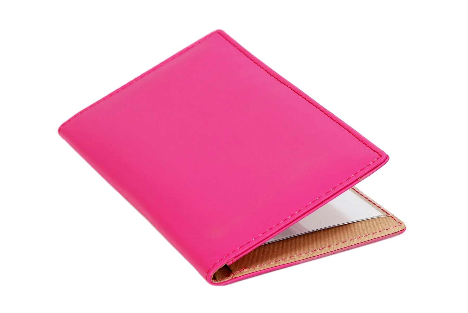 2024 New PU Leather Checkbook Holder with Pen/Card Holder in Pink Color
