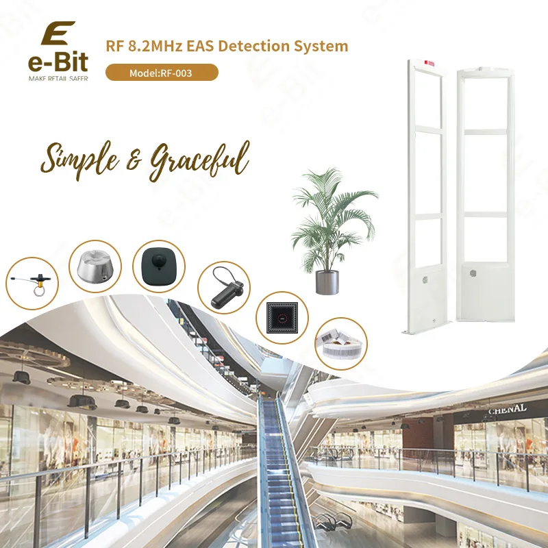 wholesale antenna eas system RF clothing anti-theft door for the supermarket anti-theft device RF 8.2MHz eas detection system