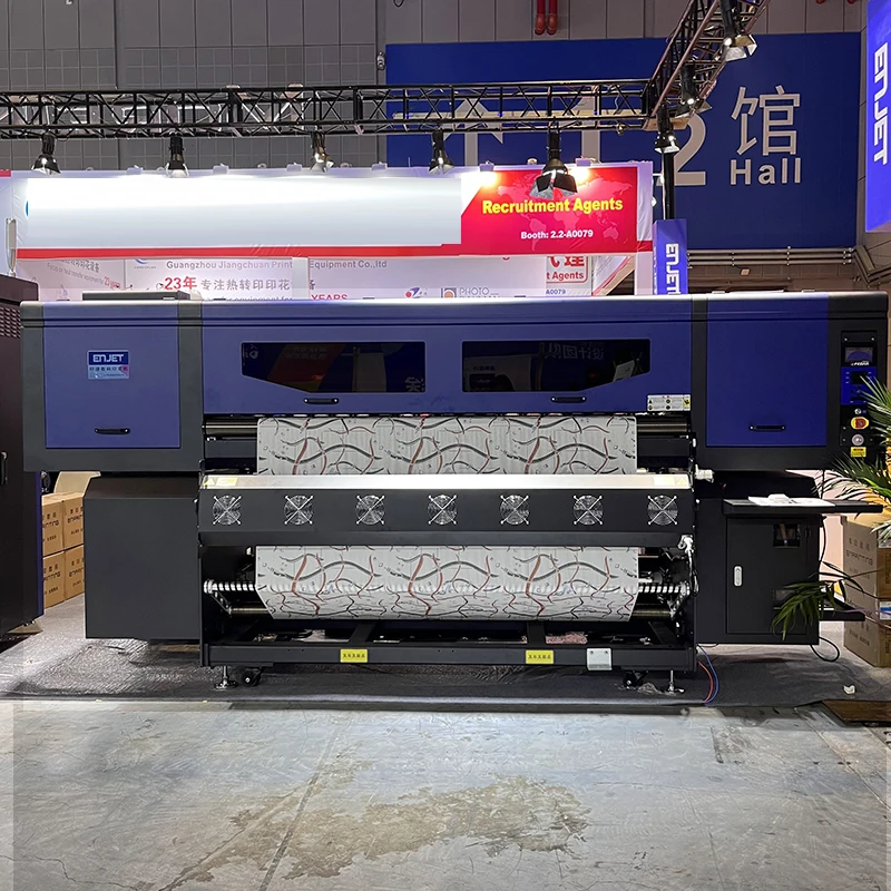 Термопечатная машина с 8 печатными головками I3200