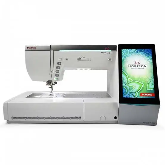 FAST SALES for for NEW HORIZON MEMORY CRAFT 15000 SEWING & EMBROIDERY MACHINE
