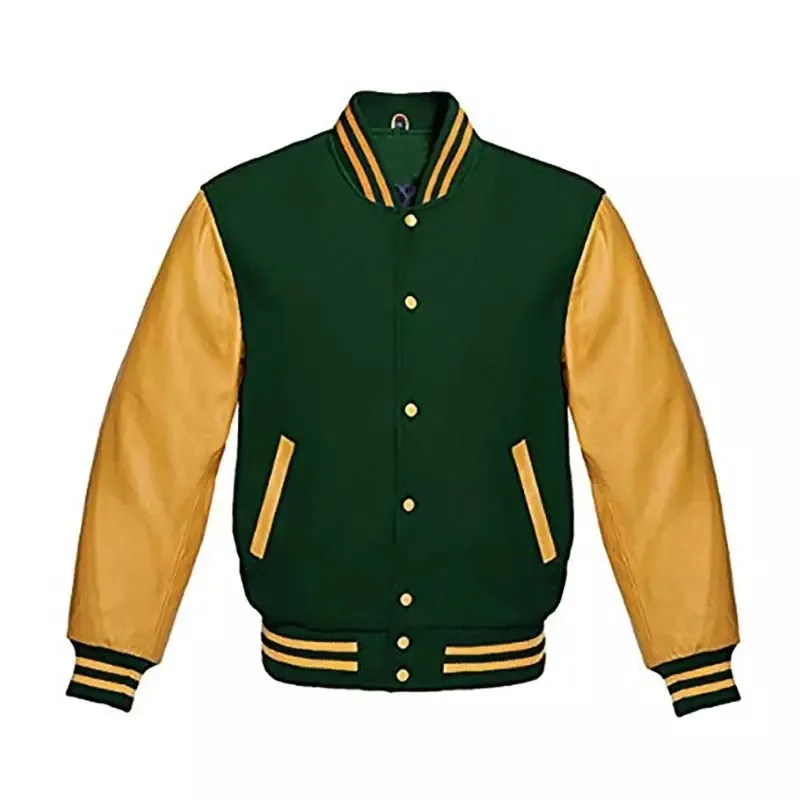 Wholesale Custom Spring Jersey Jacket Plus Size Group Clothes Unisex Basketball Varsity Letterman Jacket