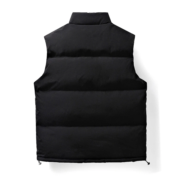 OEM Wholesale breathable Sleeveless Winter Outerwear Down Jackets Light Weight Men Quilted quick dry  Puffer Vest jacket for men