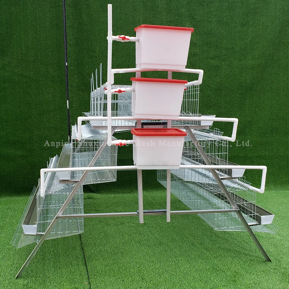 Factory Price Poultry Farm Used 3 tiers Layer Chicken Cage  4 tiers Battery Cage with  96 /128 Capacity Hen Cage in Africa
