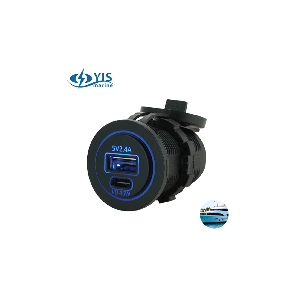 Hot sale 2024 usb fast charger socket pd usb c charger socket fast charge ideal for Charging electronics