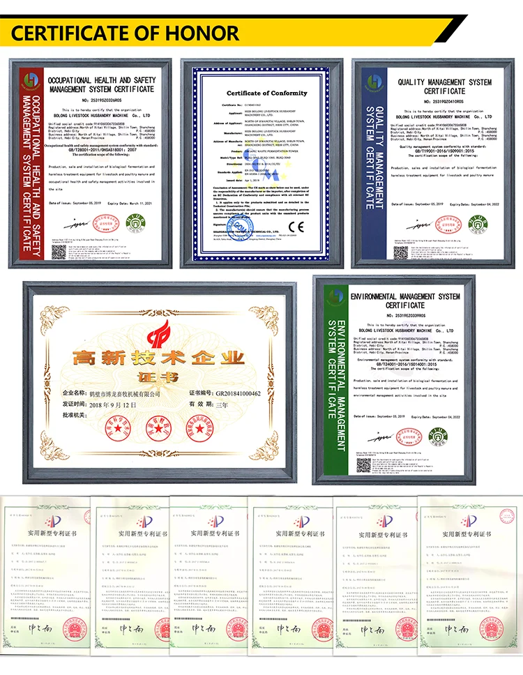 Оборудование для очистки отходов, линия по производству органических удобрений из коровьего навоза, машина для компостирования Кухонных Отходов