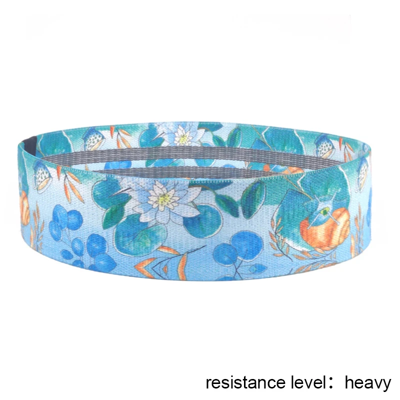 custom printed acceptable adjustable resistance booty band hip circle set premium quality elastic band
