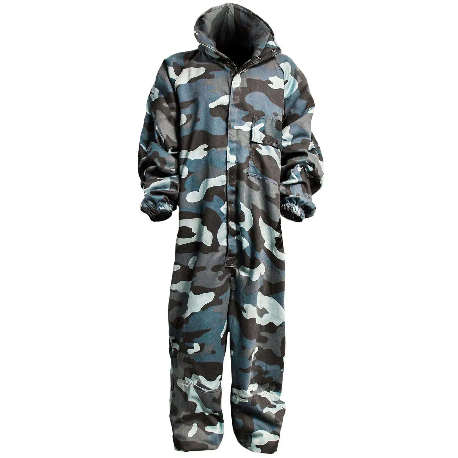 Durable and Breathable Paintball Pro Coverall Jumpsuit Training Team Club Woodland Camo Paintball Coverall