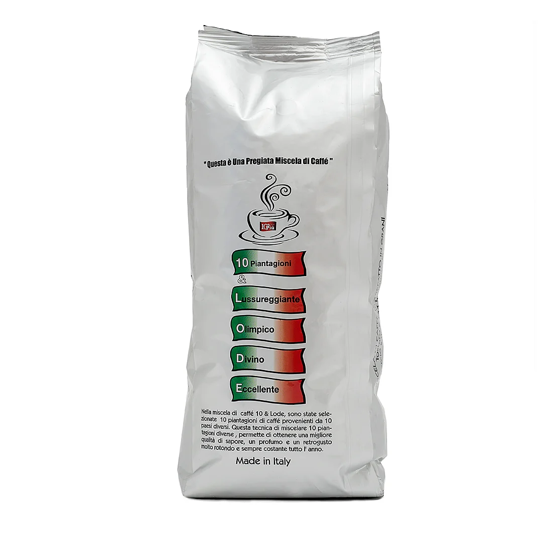 High quality 100% arabica 1Kg whole beans Italian roasted Coffee - Private label service Fresh stock