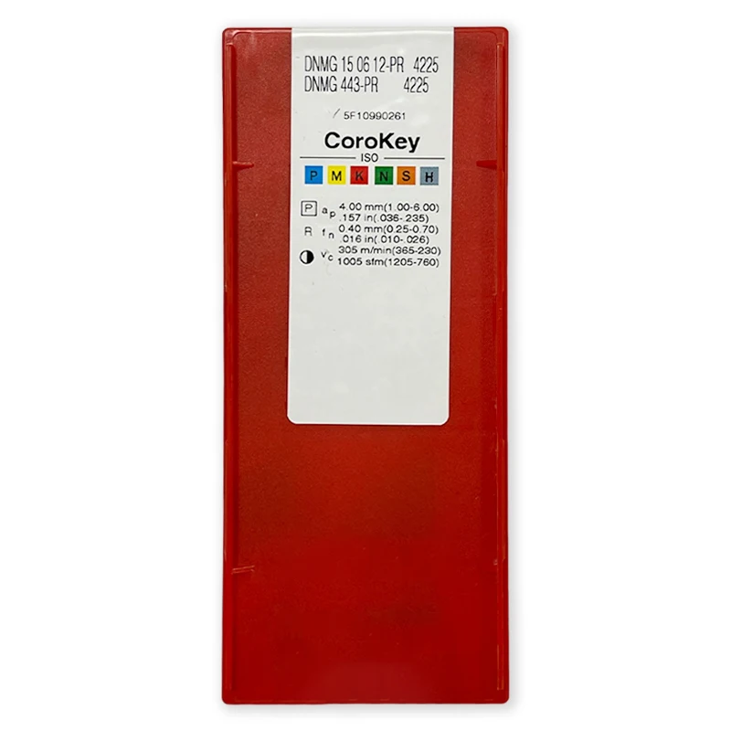 DNMG 15 06 12-PR Tungsten Cemented Carbide PVD Coating Milling Inserts CNC Lathe Cutting Tools