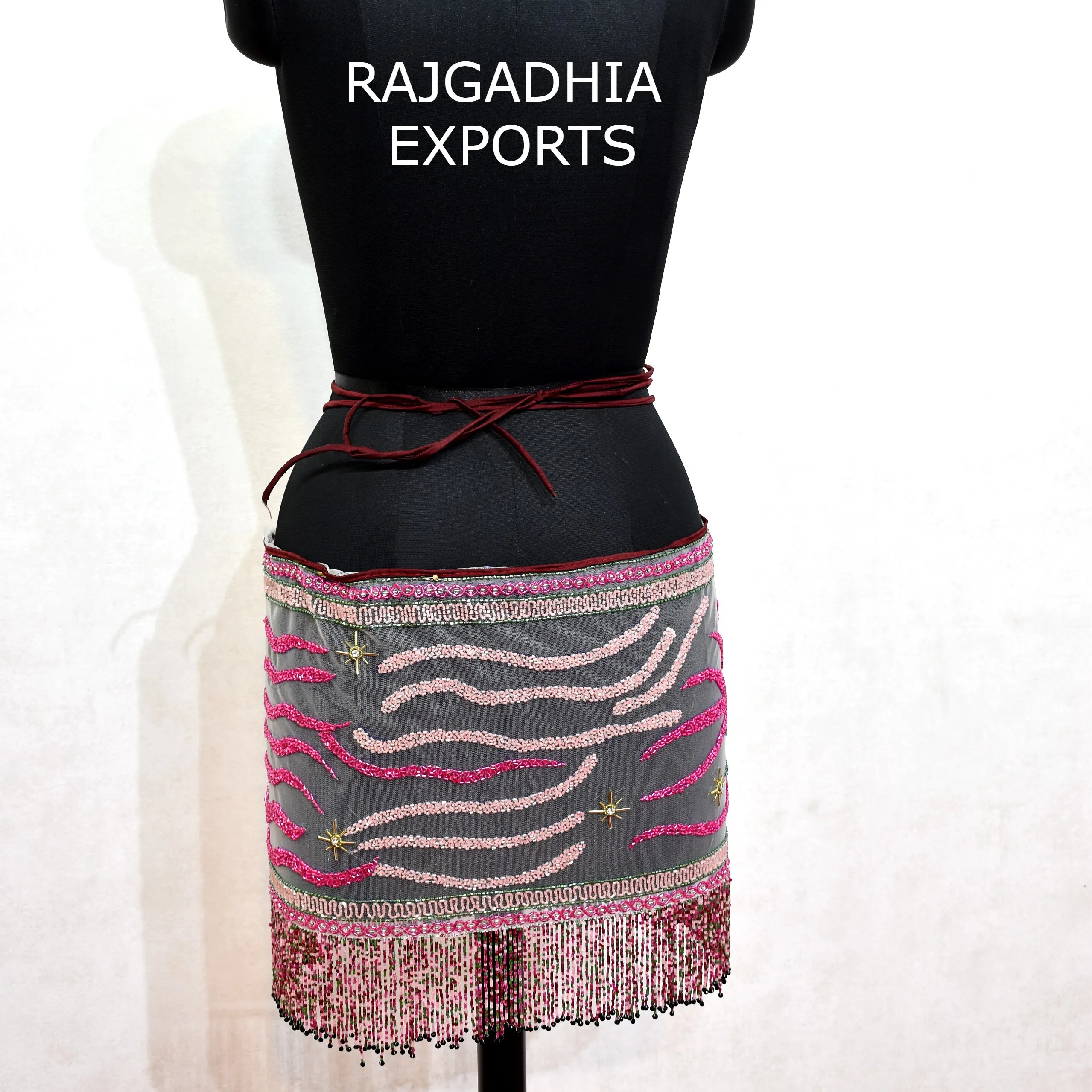 Beaded Skirts & Shorts  Western Wear Clothing & Accessories for women wear buy Heavy Beaded Skirt for wholesale