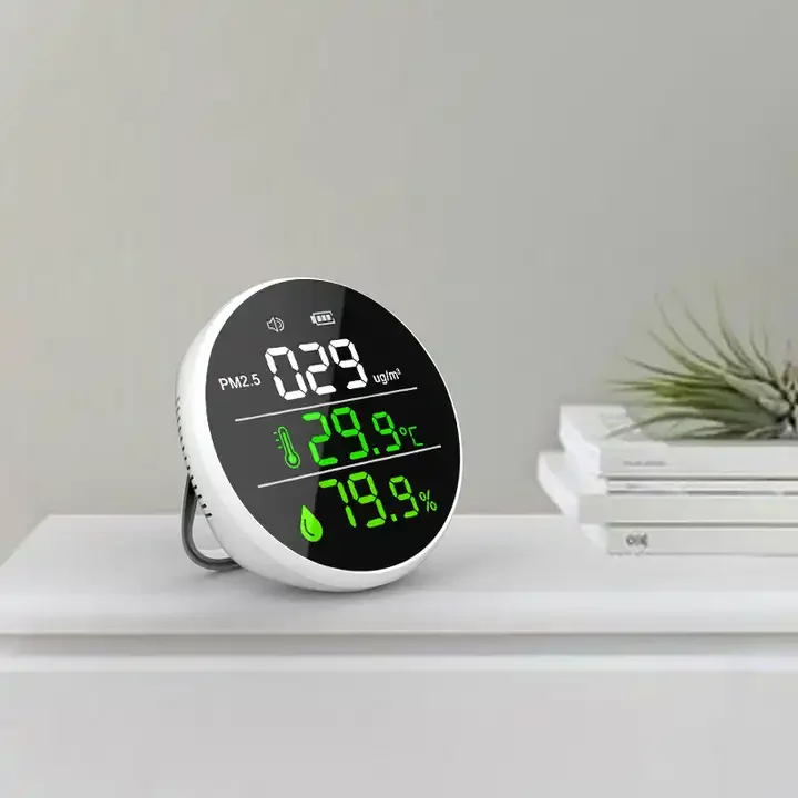 3 в 1 PM2.5 детектор качества воздуха настенный Настольный 2000 мАч перезаряжаемый монитор температуры и влажности