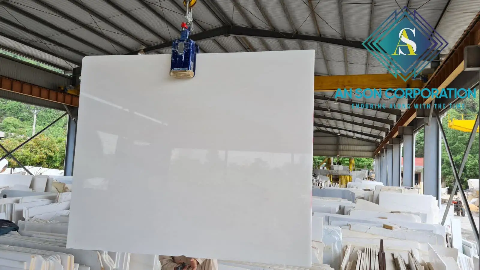 First Quality Crystal White Marble Big Slabs From Marble Manufacturer and Direct Exporter
