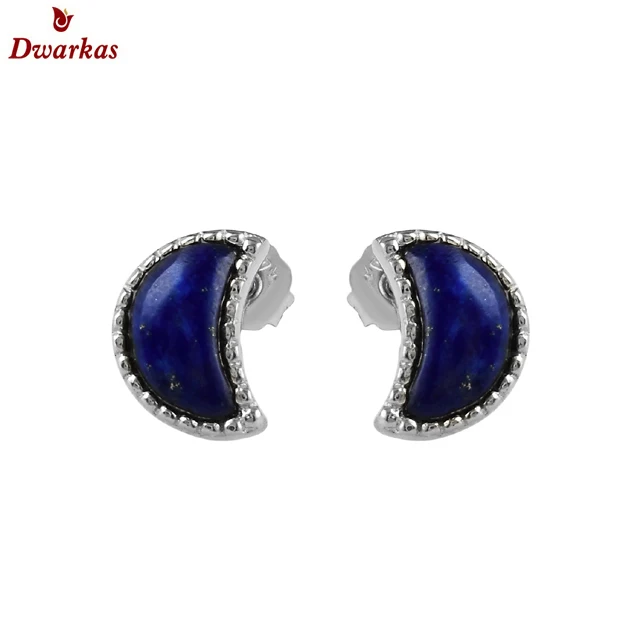 Женские серьги-гвоздики из серебра 925 пробы