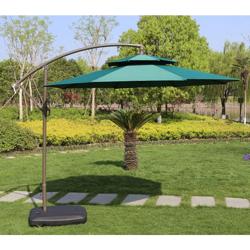 Hot sell Patio Umbrella outdoor with base banana umbrella