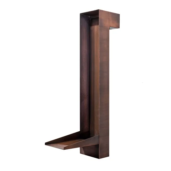 Square Water Fountain Spout Scupper Metal Copper Spillway Water Fountain Spout Scupper for Swimming Pool