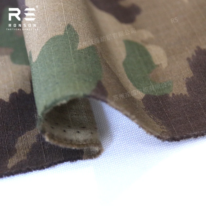 NC5050 Ripstop camouflage TAZ 16 Swiss printed tactical nylon cotton camouflage tactical fabric